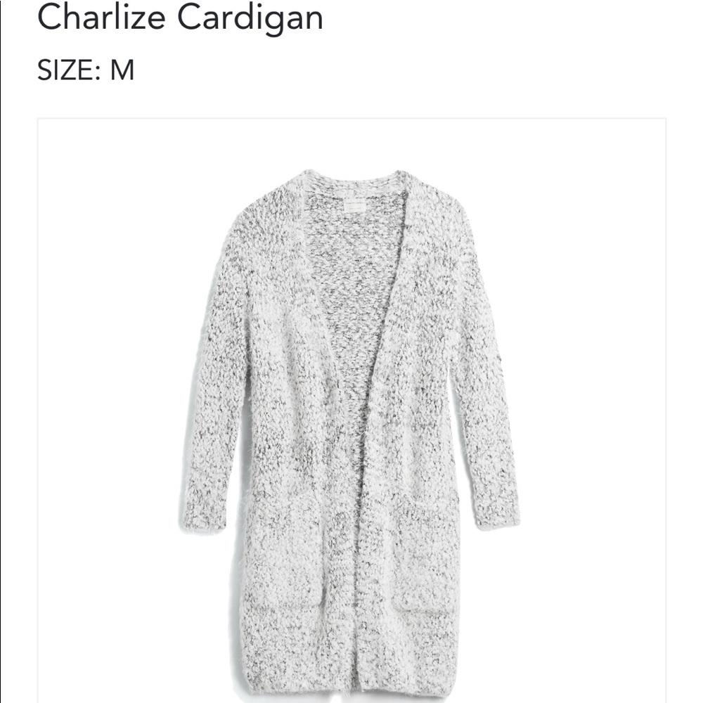 Emory park soft gray cardigan